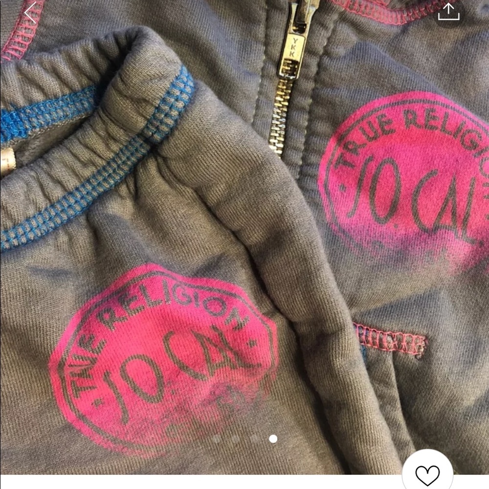 True religion sweatsuit